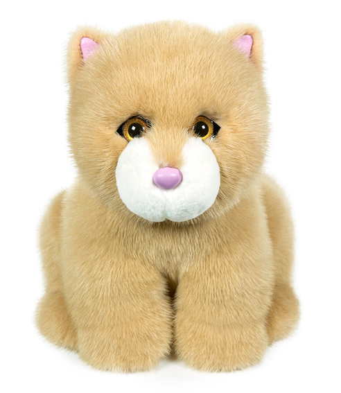 Меховые игрушки, игрушки из меха, игрушки из натурального меха, Кошечка «Аннет»